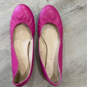 JCrew magenta ballet flats
